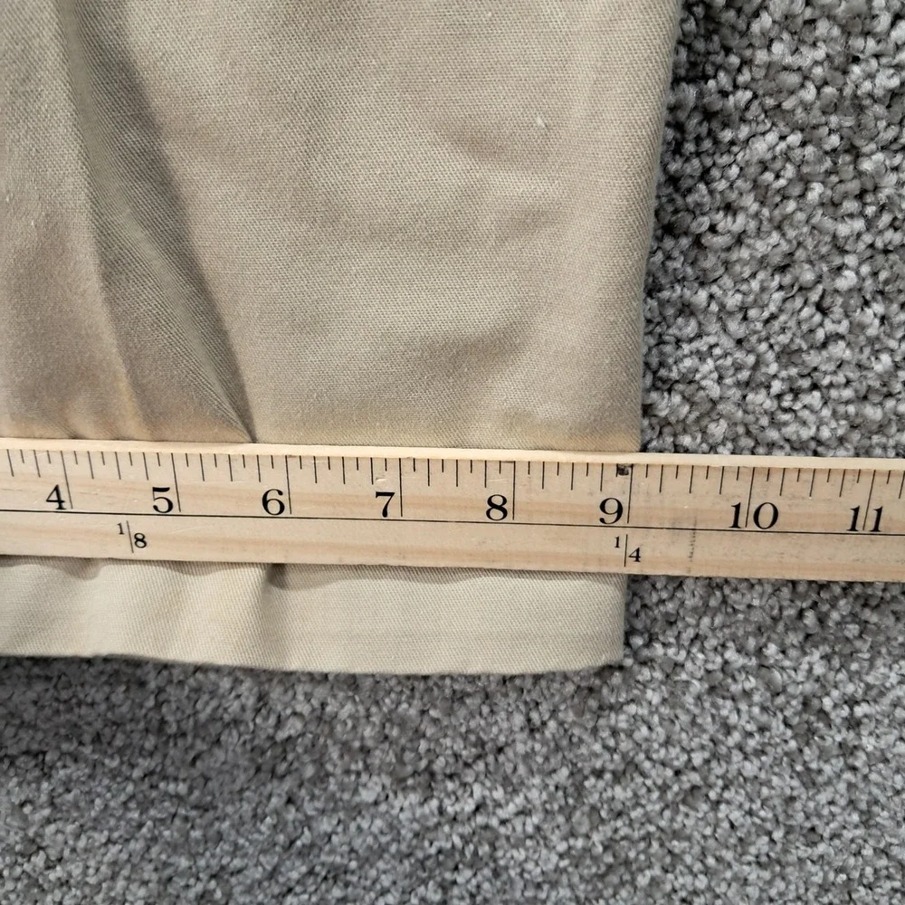 Vintage Dickies Khaki Elastic Waist Trousers Made in USA Tan High Rise 40/26P
